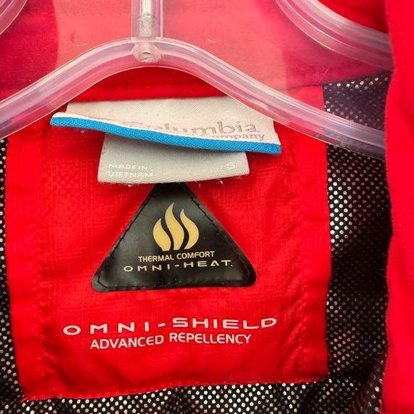 Columbia Women's Mighty Lite Winter‎ Jacket Red Size Small EUC Omni Heat - Picture 13 of 13